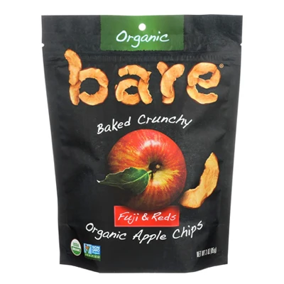 Bare apple chips fuji and red