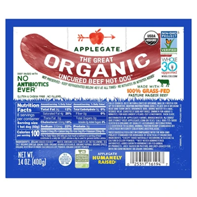 Organic Hot Dogs